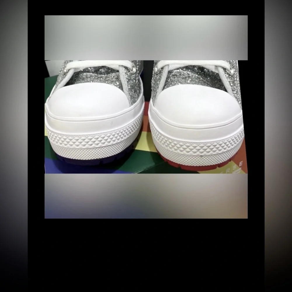 Converse Chuck 70 De Luxe Heel Pride High Top Platform Sneaker size 9.5 NWT